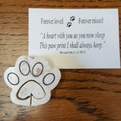 Paw Print Keepsake